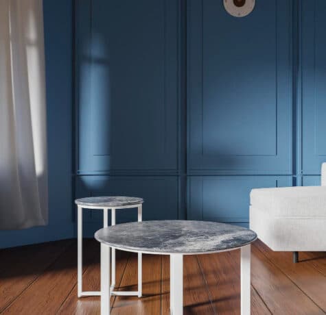 couleur mur interieur bleu profond