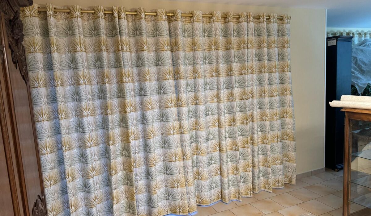 Confection sur mesure rideau et barre