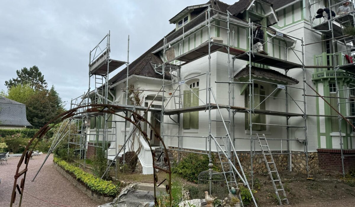 peinture exterieur avec mestre peinture