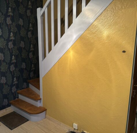 renovation papier peint cage escalier 2