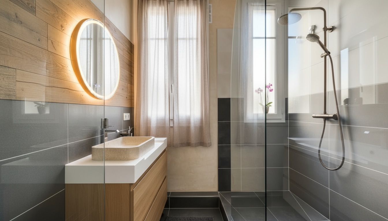 peinture salle de bain moderne