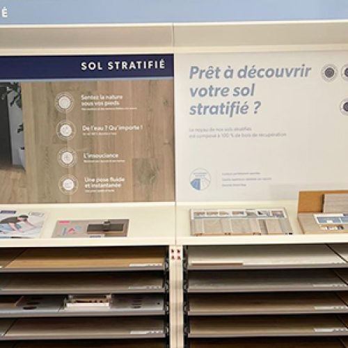 magasin sol stratifie